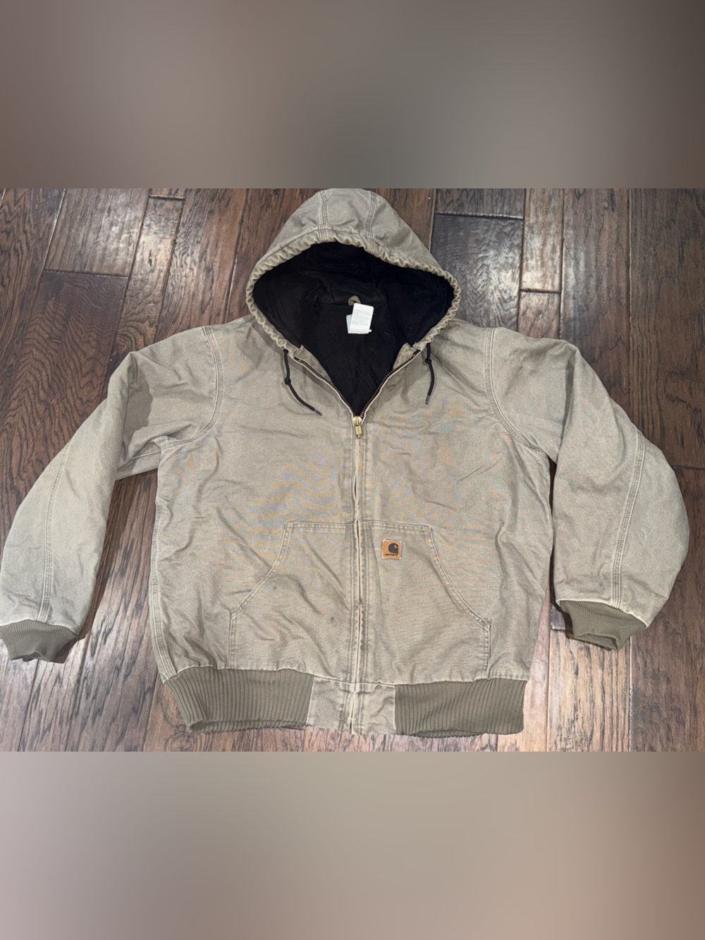 Carhartt Classic Heavyweight coat taupe/tan size XL Tall